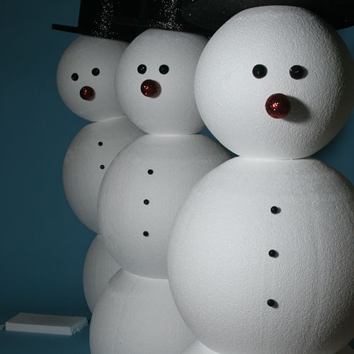 710 mm high - 3 ball snowman